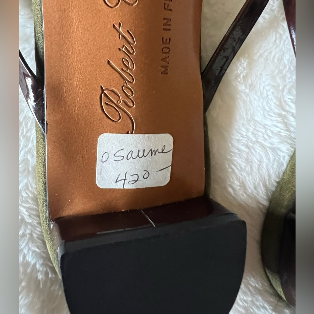 Robert Clergerie Women's Brown fur and leather strappy NWOT Sandals - Picture 8 of 9